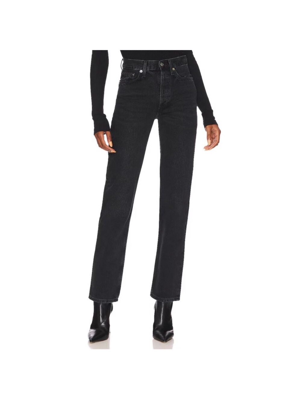 AGOLDE High rise Lana straight leg size 24